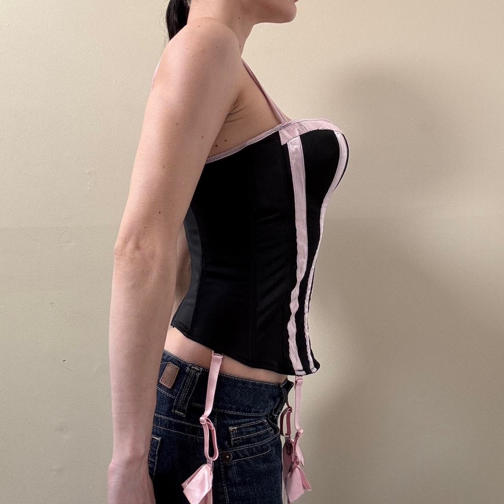 Pink bow corset - Picture 2 of 8